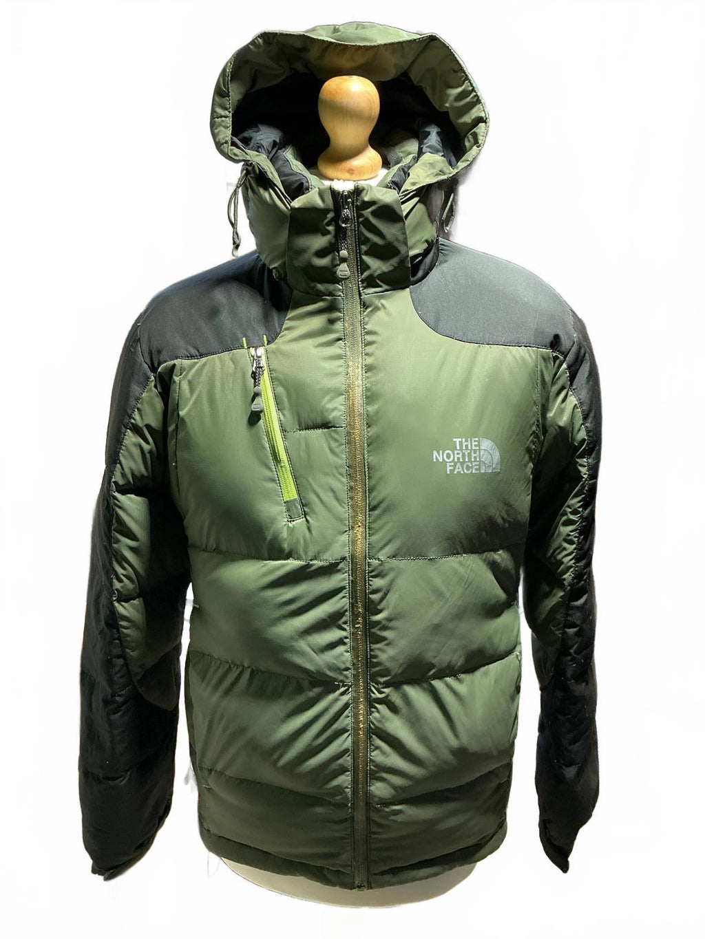 The North Face Men's Insulated Hooded Jacket Green and Black Summit Series