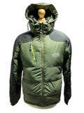 The North Face Men's Insulated Hooded Jacket Green and Black Summit Series