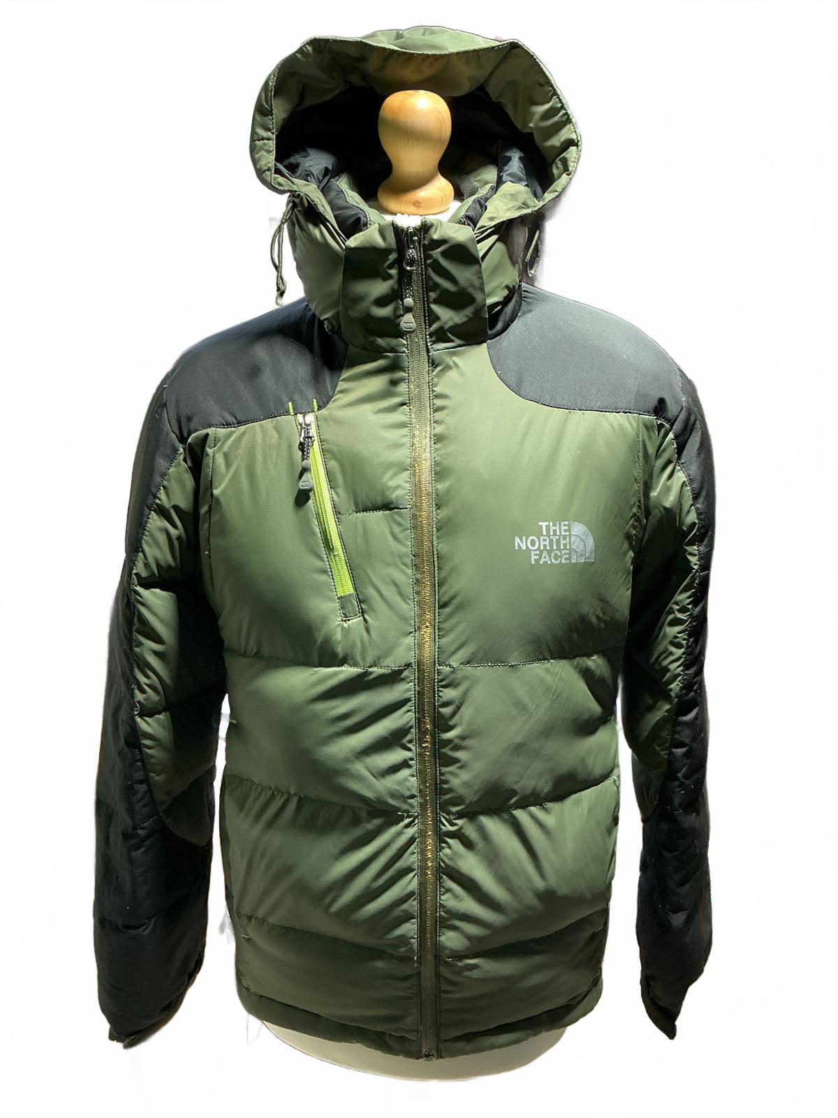 The North Face Men's Insulated Hooded Jacket Green and Black Summit Series