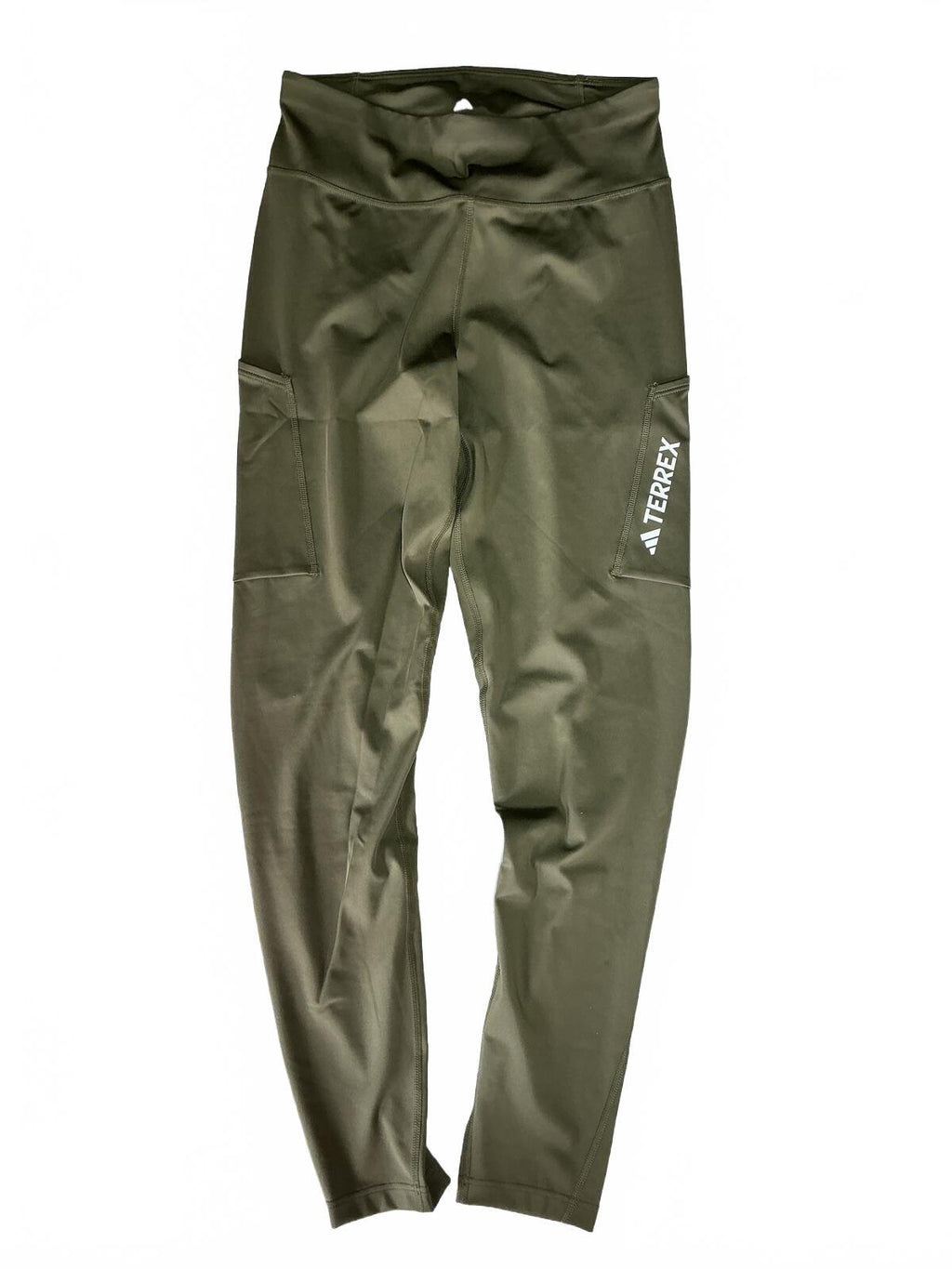 Adidas Terrex Women's Olive Green Activewear/Hiking Leggings Size Regular 12