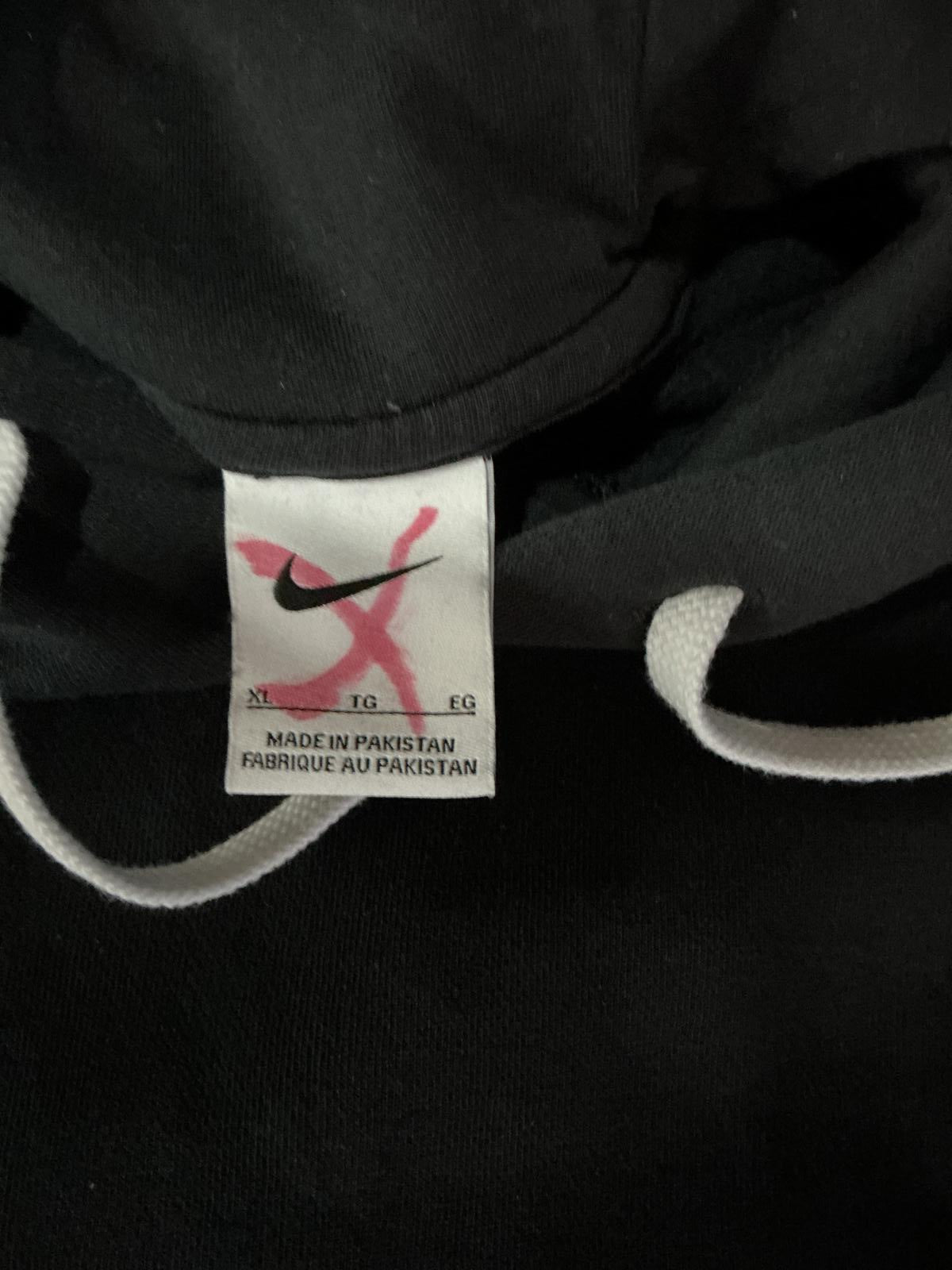 Nike Black Hoodie with White Swoosh Logo