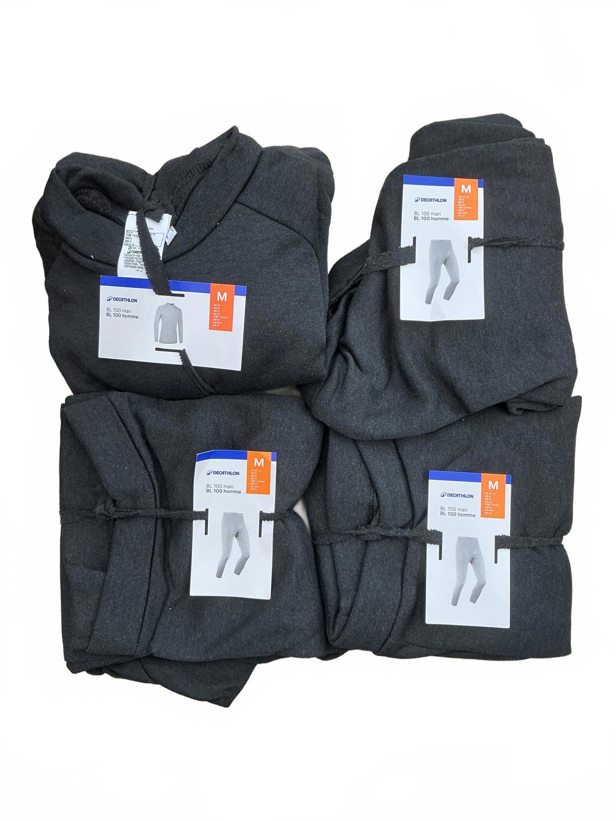 Decathlon BL 100 Man Thermal Set Size Medium 3 Bottoms/1 Top