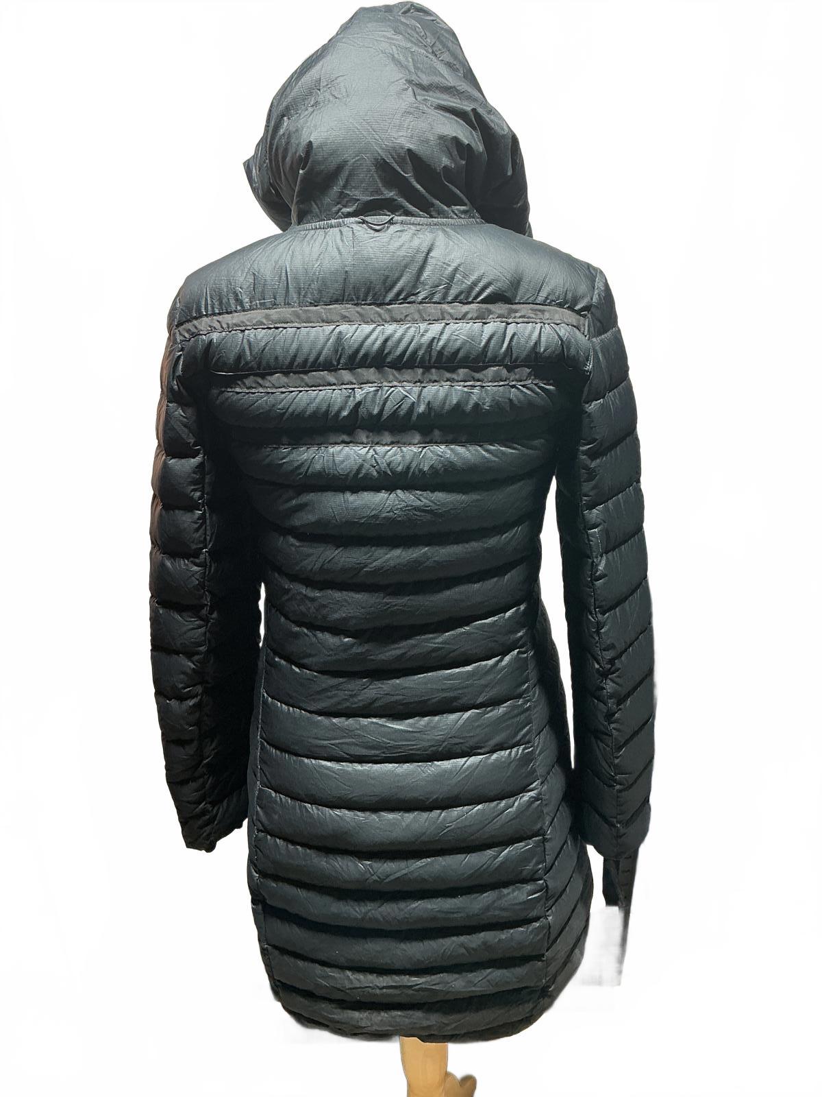 Nike Black Puffer Coat with Hood Size Regular 6 Stylish Winter Outerwear