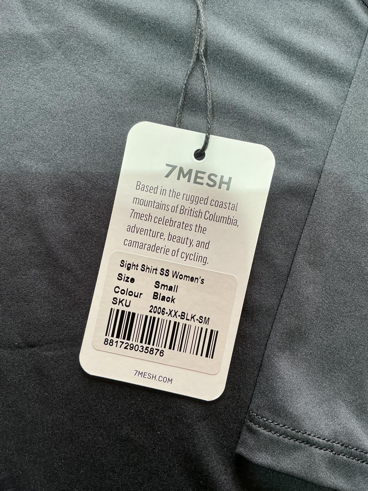 7Mesh Sight Shirt SS Women's Small Black Cycling Shirt Breathable