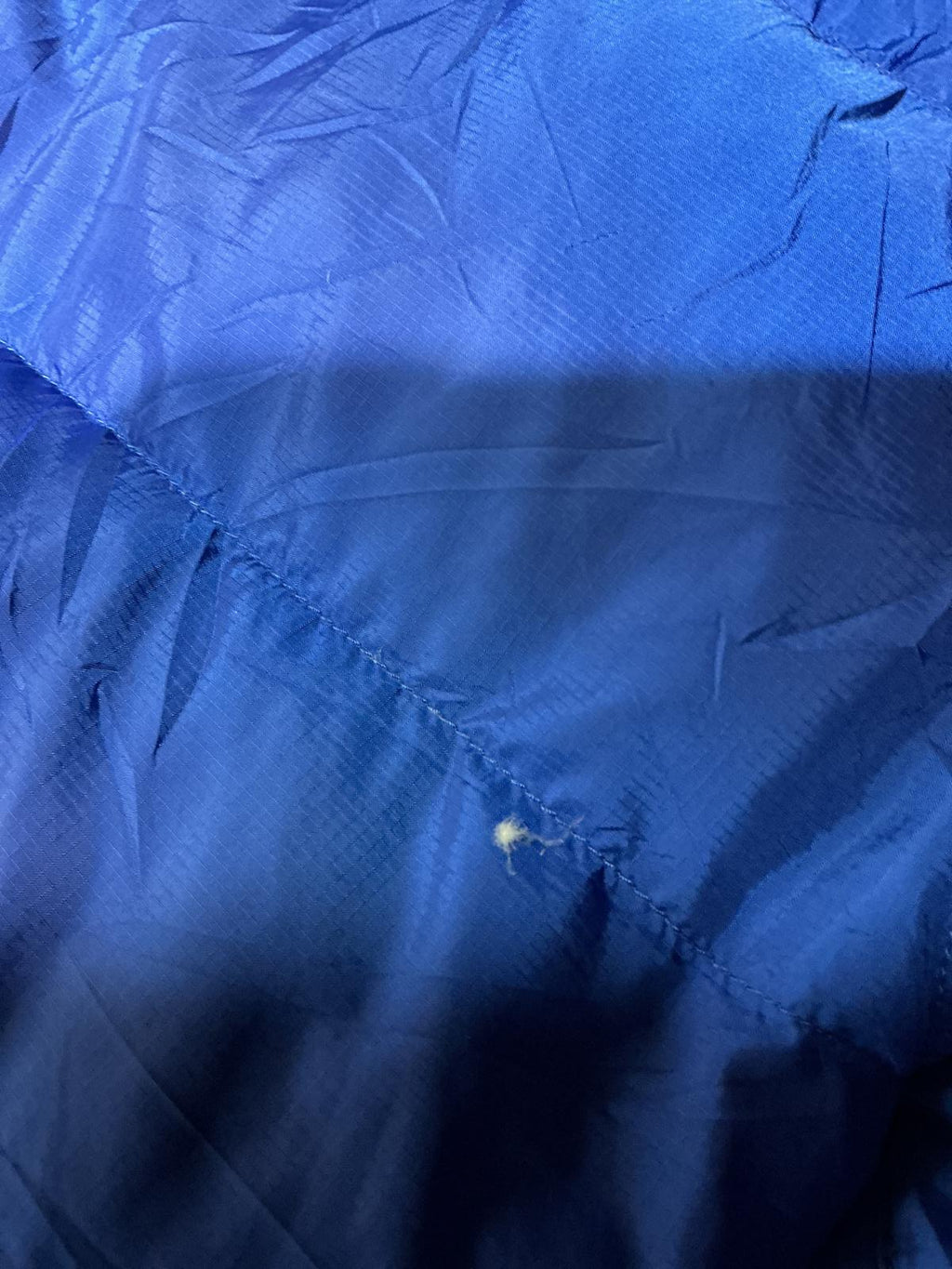 Polo Ralph Lauren Men's Puffer Jacket Full Zip High Collar Blue Good