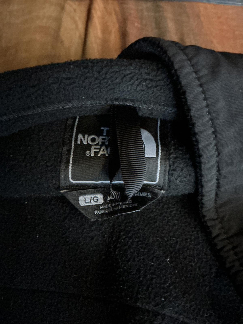 The North Face Men's Black Fleece Jacket with Zip Pockets