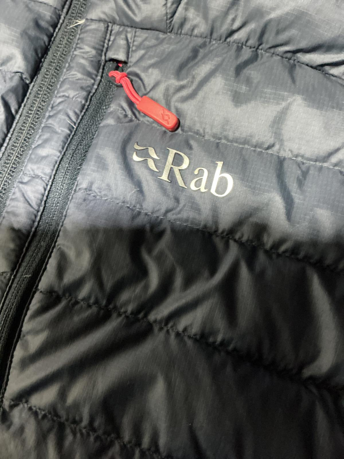 Rab Women's Insulated Hooded Jacket - Grey with Red Lining