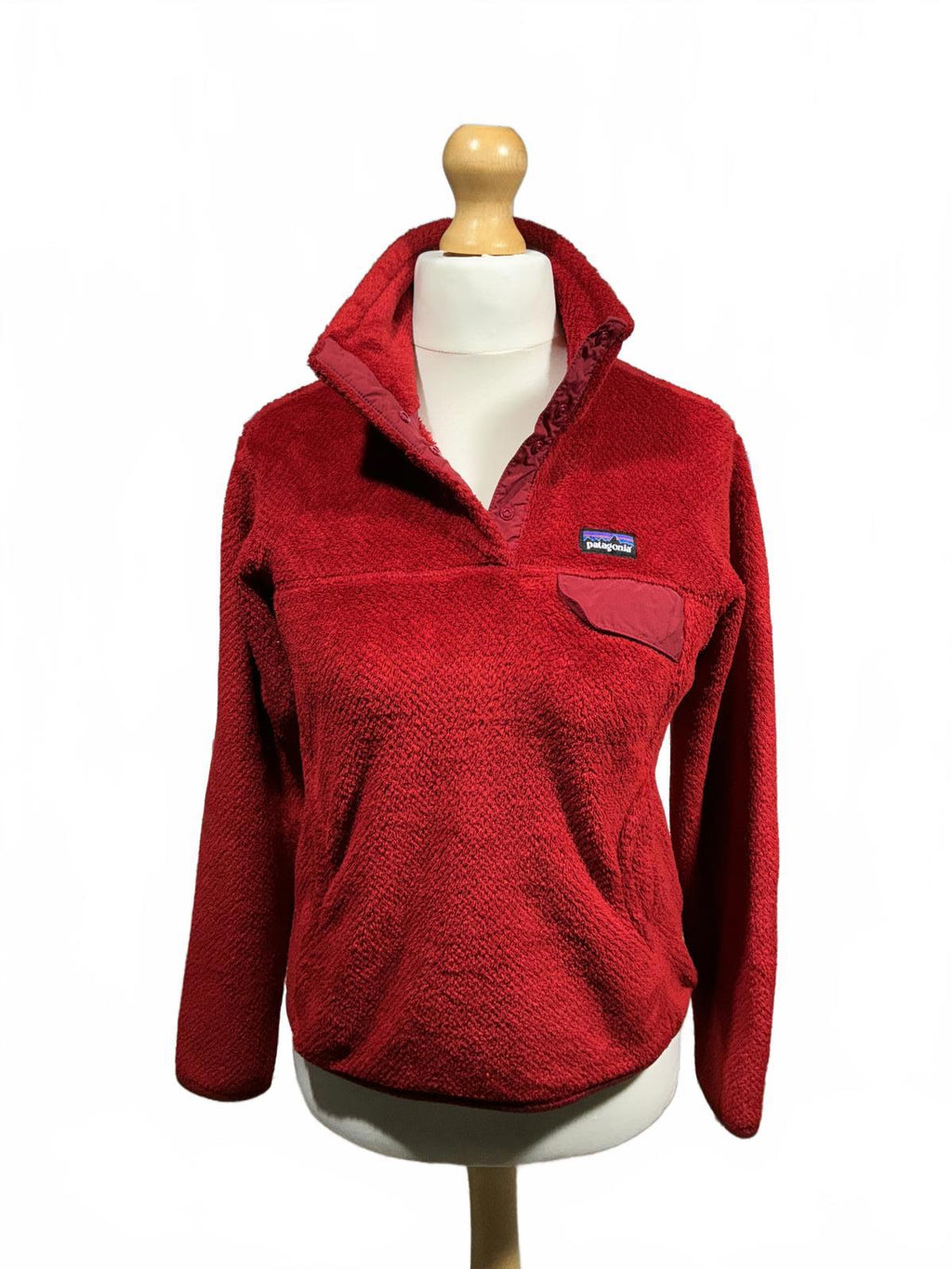 Patagonia Women's Small Red Fleece Jacket Size S
