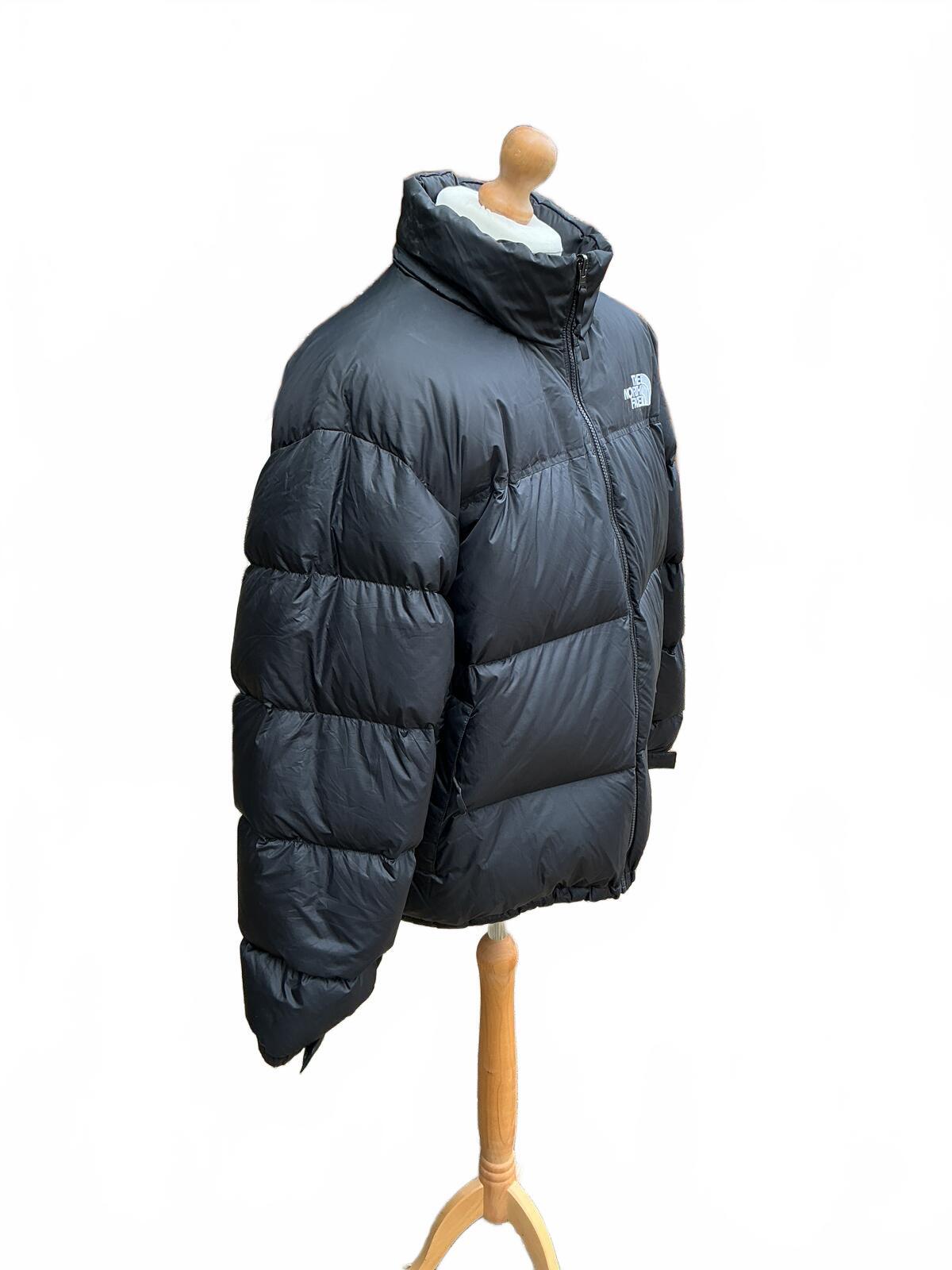 The North Face Black 1996 retro Nuptse Puffer Jacket Size Regular Xxl
