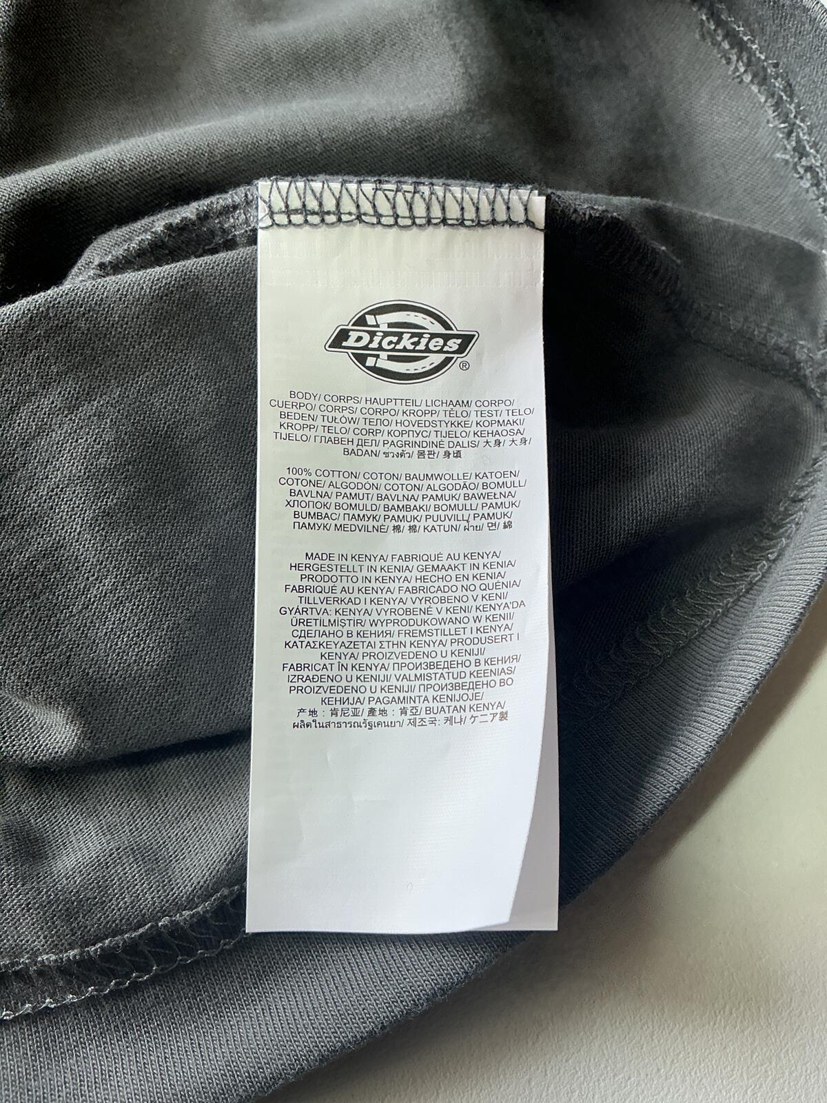 Dickies Regular M Tall Grey Pocket T-Shirt Casual Workwear Comfortable Fit