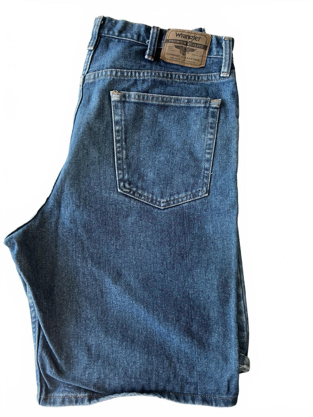 Wrangler Classic Blue Denim Jeans Size Waist 34 in. Comfortable Fit