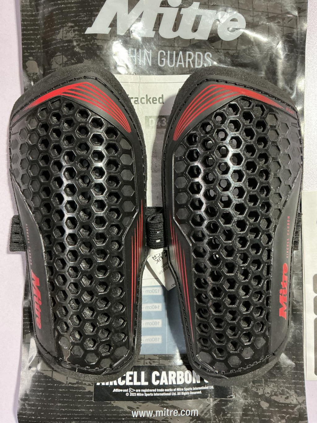 Mitre Medium Shin Guards with Adidas Football SG Studs