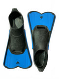 Cressi Rondine Scuba Diving Fins Size 39-40 5.5/6.5 Black and Blue