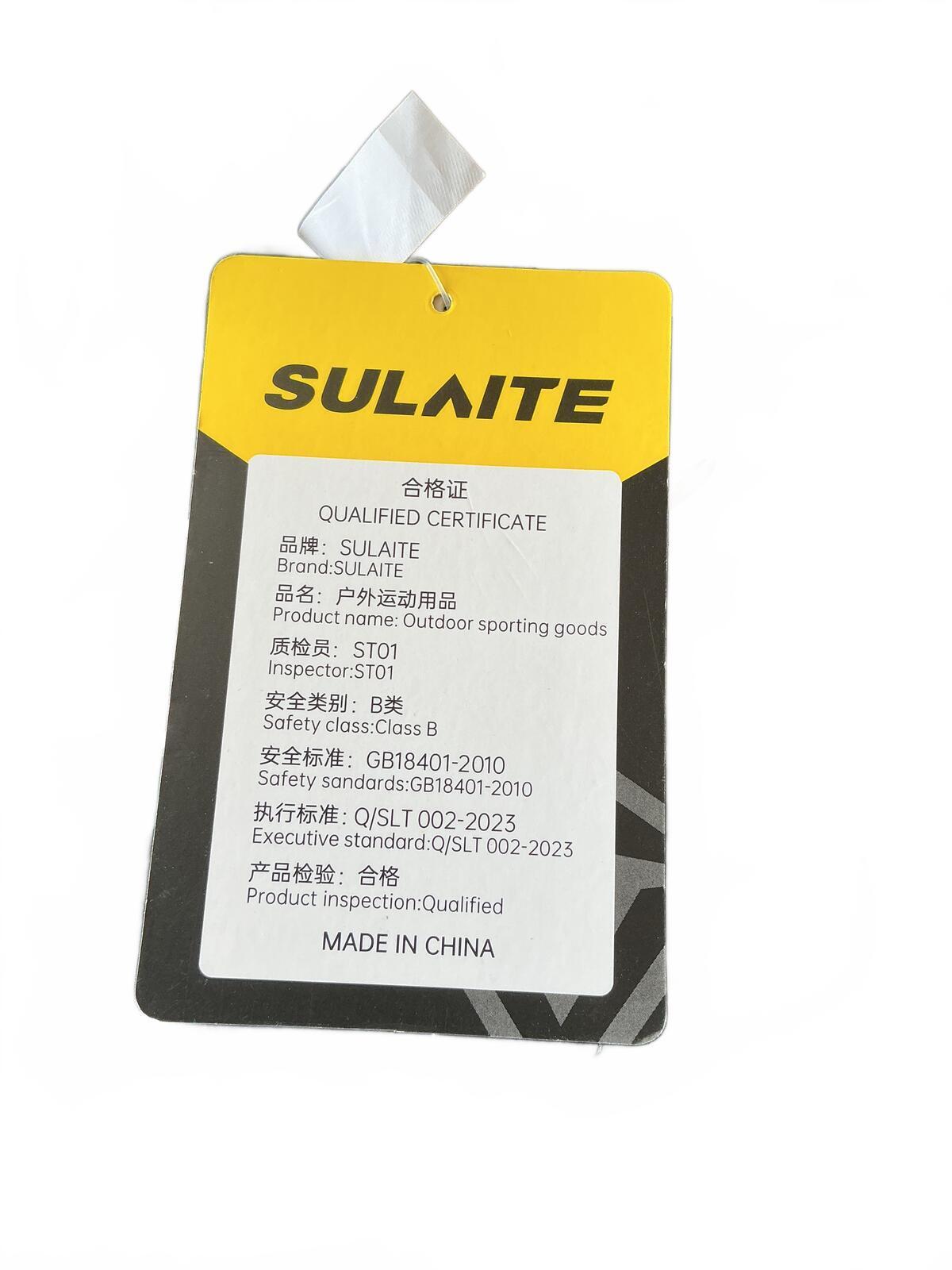 Sulaite Black Protective Motorcycle Body Armour Vest Size Small