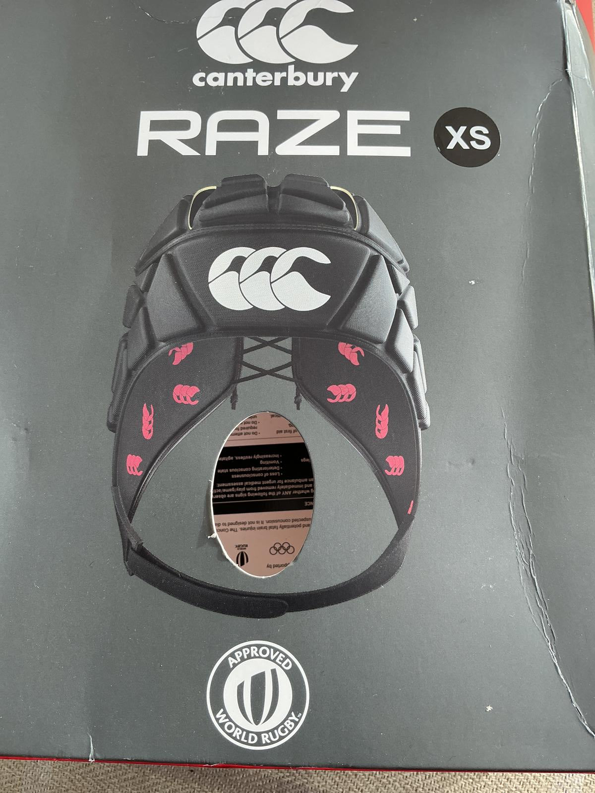 Canterbury Raze Protective Rugby Headgear Size xs