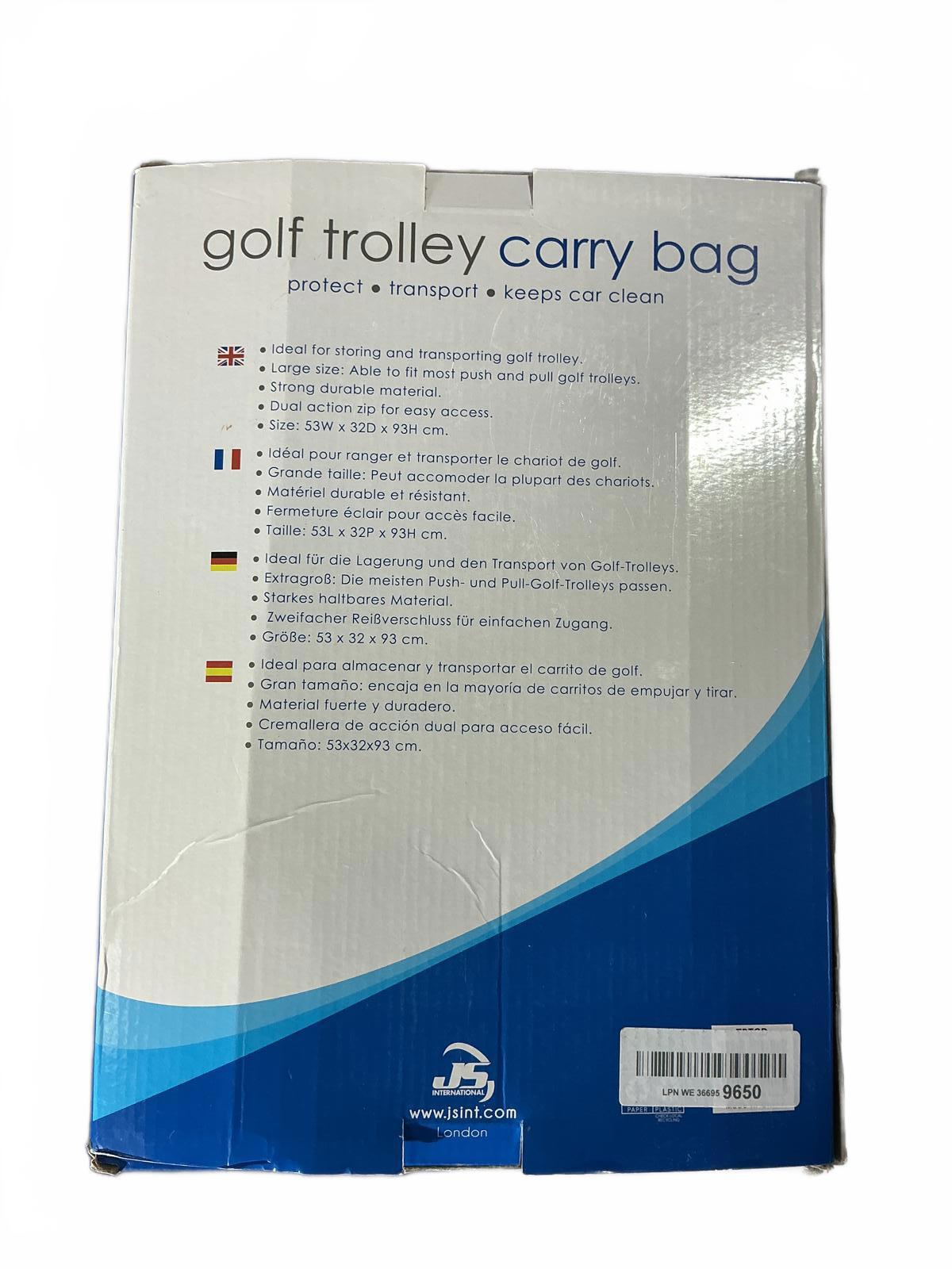 Longridge Golf Trolley Carry Bag 92cm