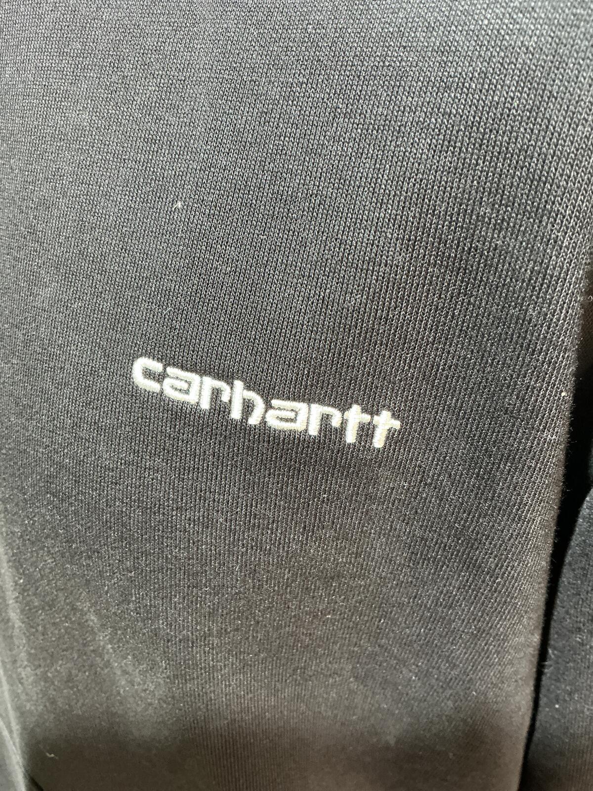 Carhartt Black Hoodie Sweatshirt Size Regular XL Classic Casual Style