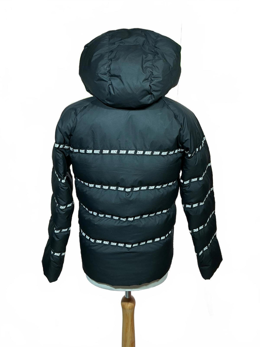 Nike Black Junior Puffer Jacket with Hood