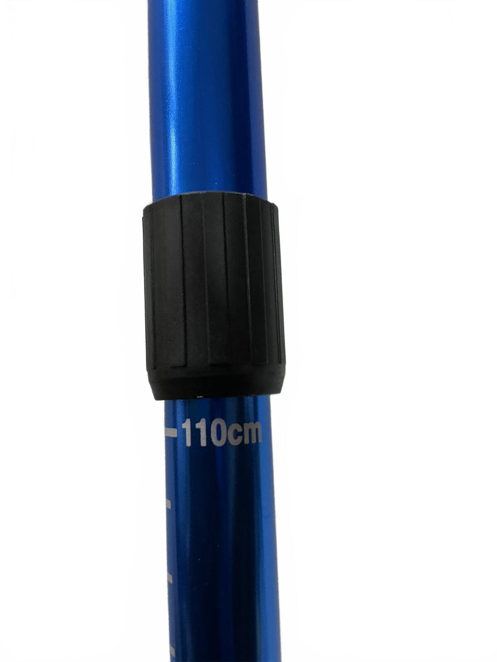 Cleye Blue Aluminium 4 Step Adjustable Telescopic Walking Stick Cane 110cm