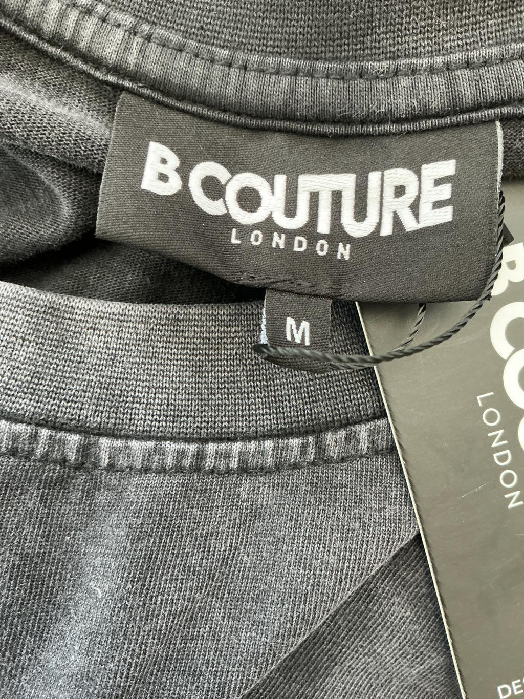 Couture Dept. Black Oversized T-Shirt Size Regular M