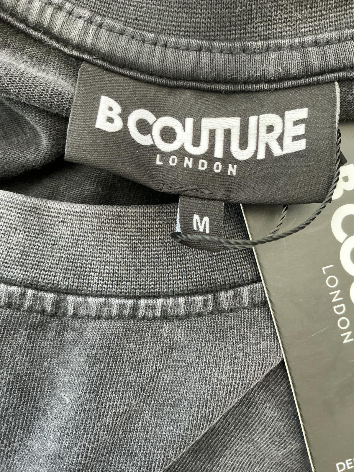 Couture Dept. Black Oversized T-Shirt Size Regular M