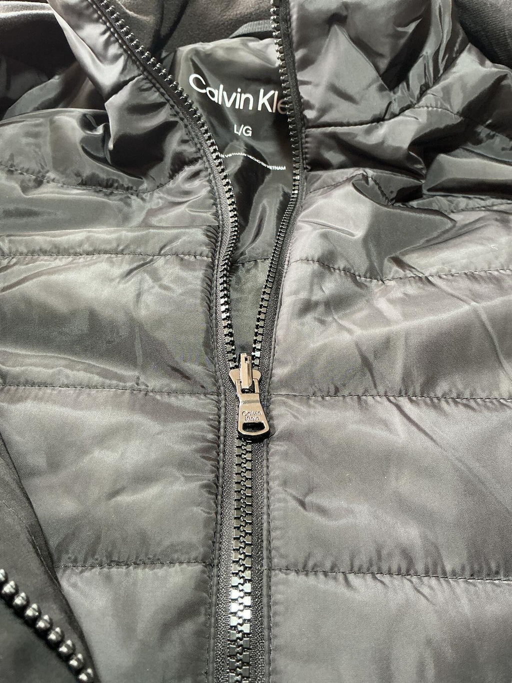 Calvin Klein Ladies Large Black 3in 1  Waterproof Hooded Jacket Outdoor Coat