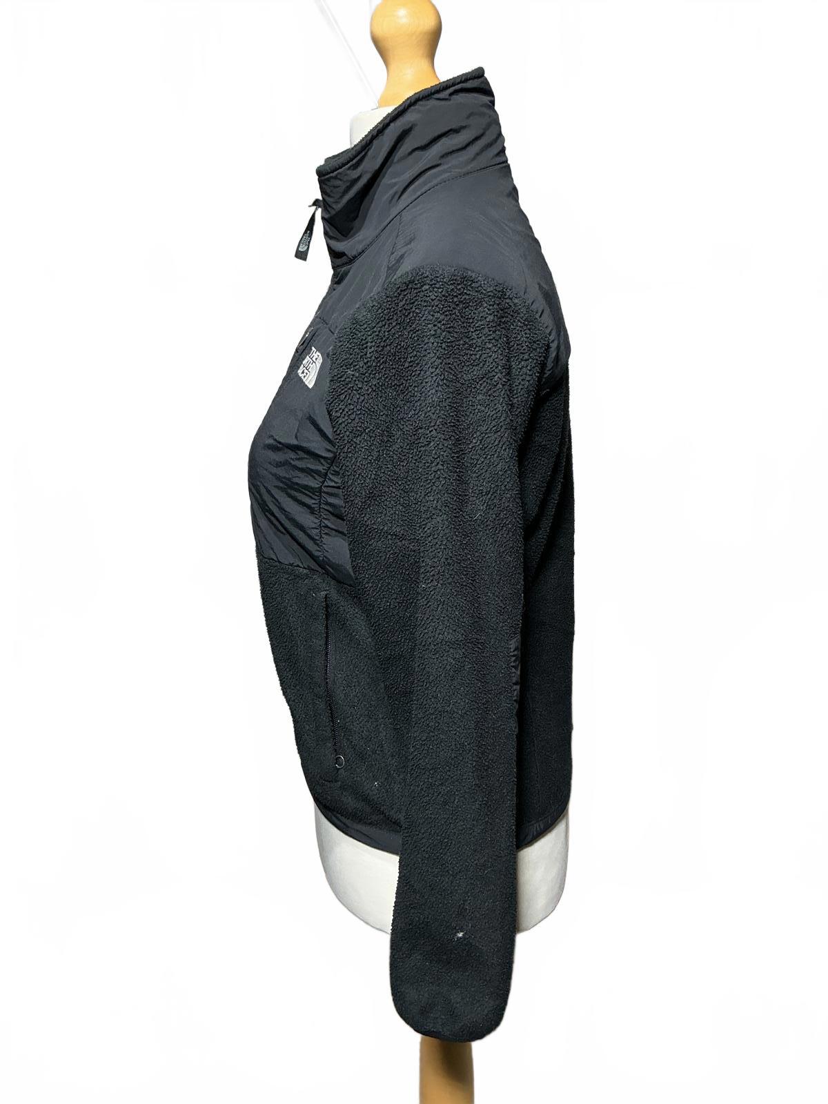 The North Face Women's Black Fleece Jacket with Zip-Up Front