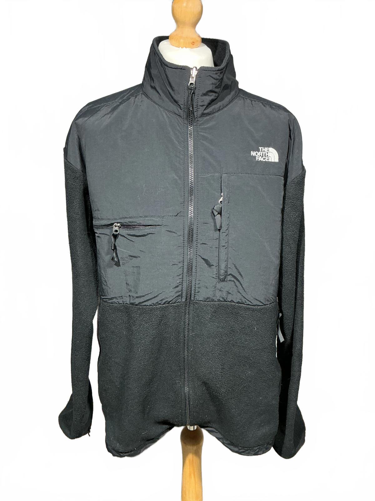 The North Face Men's Black Fleece Jacket with Zip Pockets