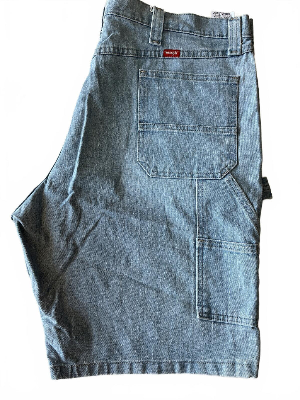 Wrangler Light Blue Denim Shorts Size Waist 40in. Casual Summer Wear