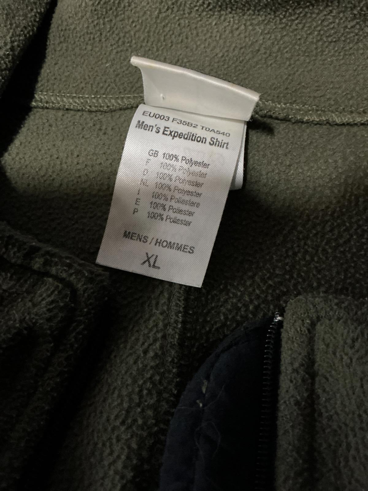 The North Face Olive Green Fleece Hiking Pullover