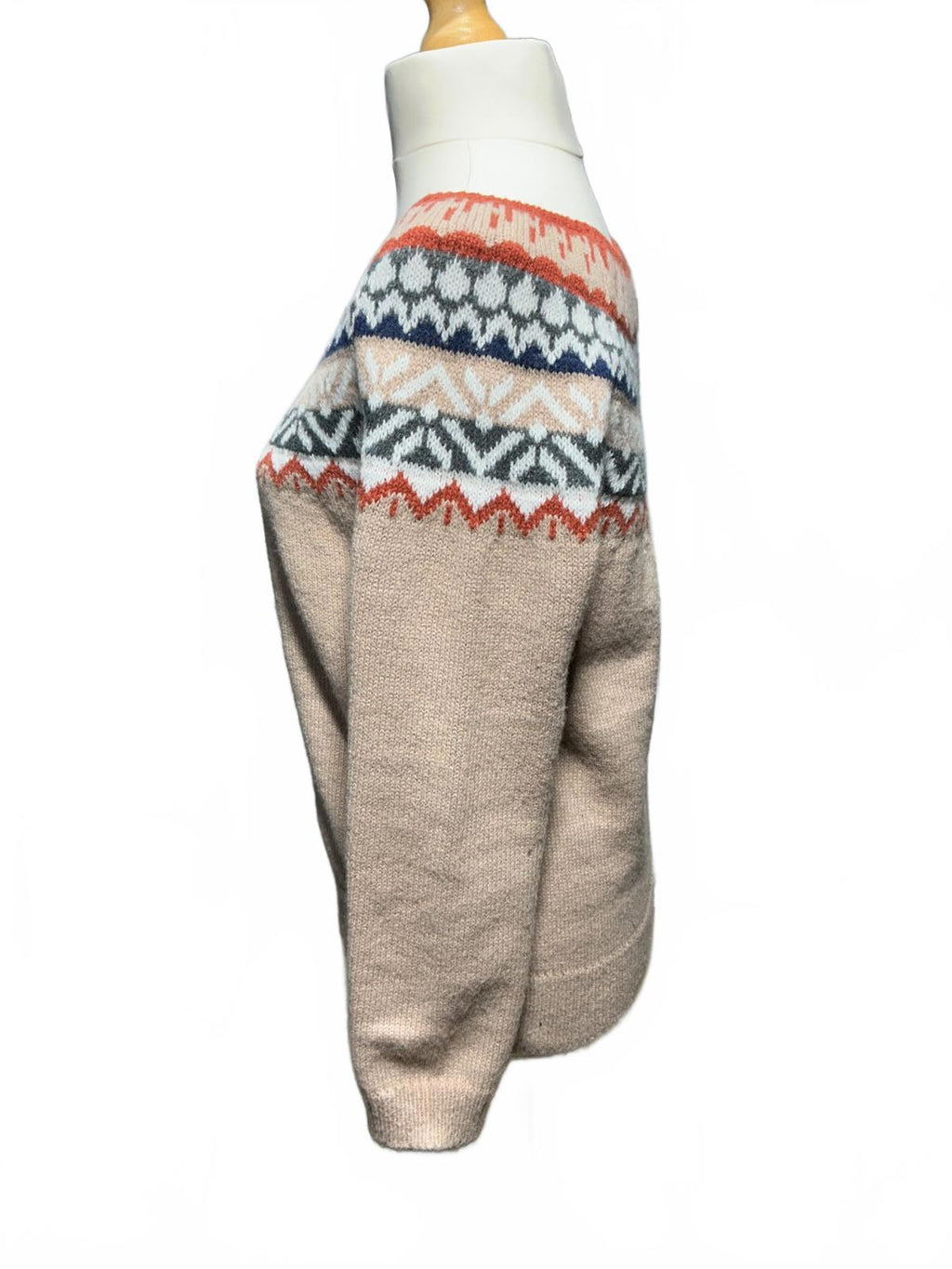 Vintage Women's Patterned Knitted Sweater
