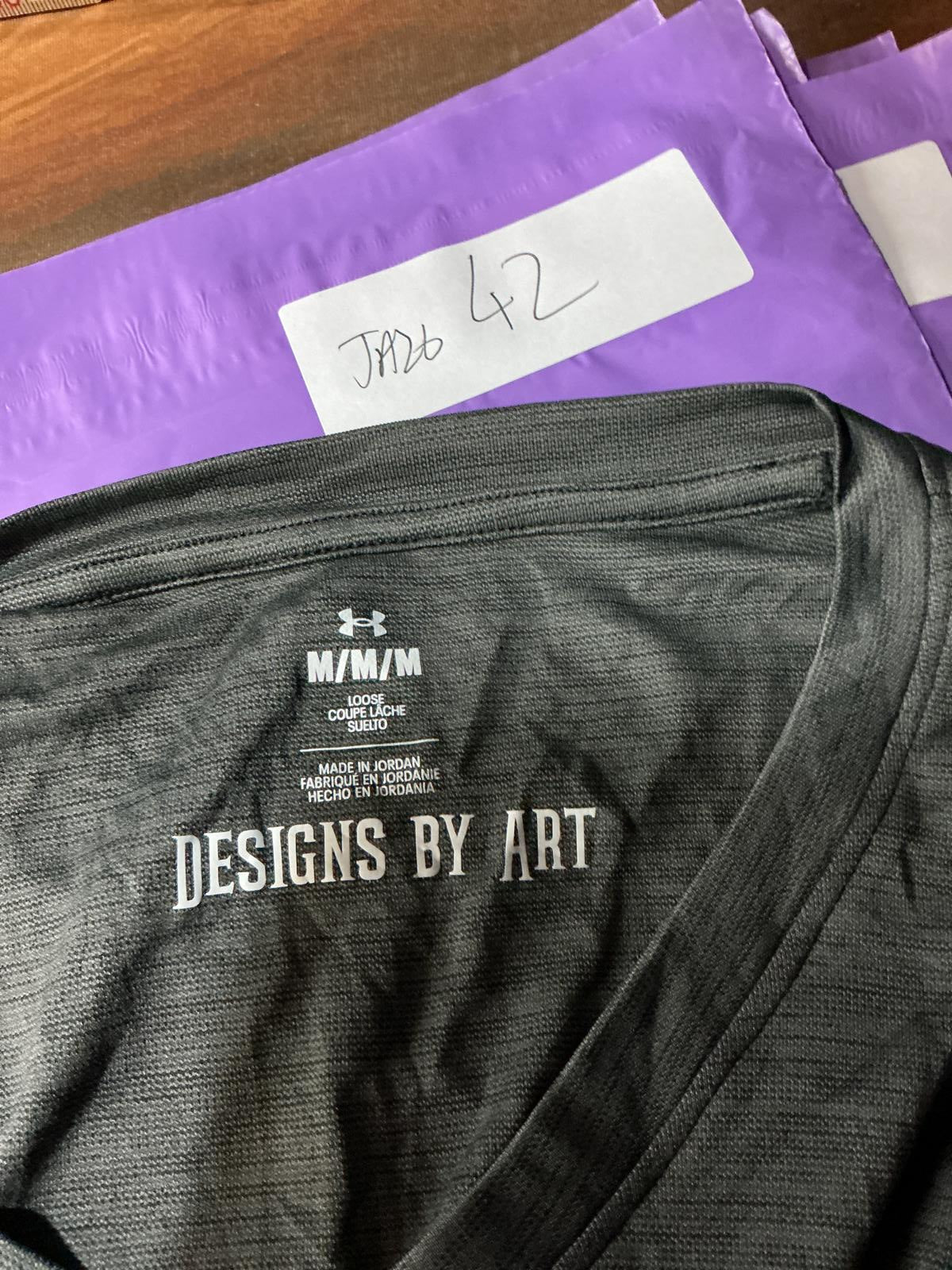 Under Armour Women's Grey Activewear T-Shirt, Short Sleeve, Size M