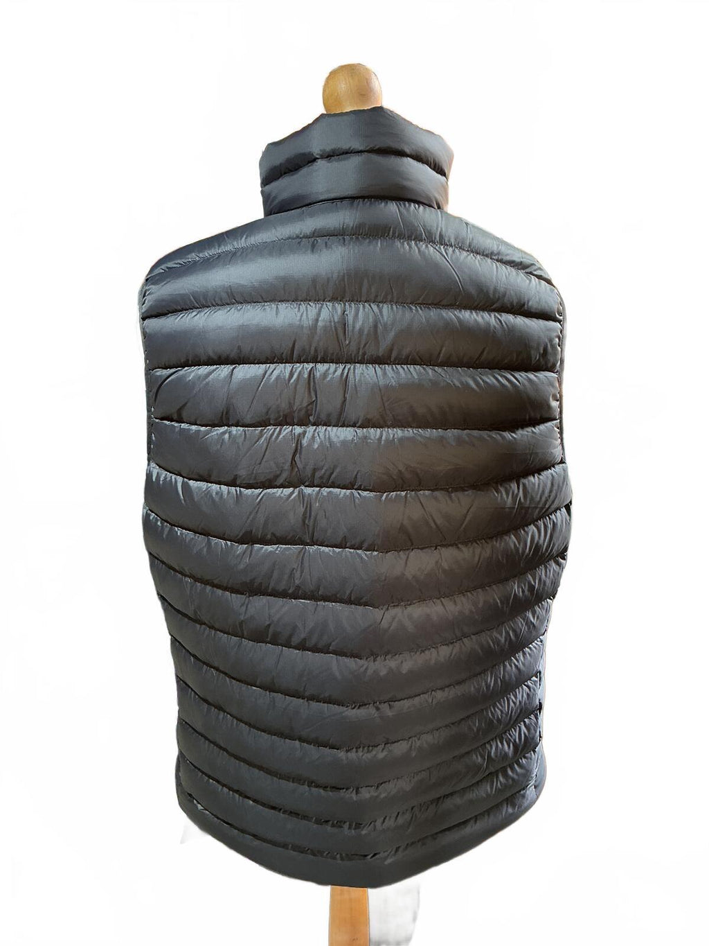 Patagonia Black Down Puffer Gilet Vest Bodywarmer Size Regular Large Lightweight