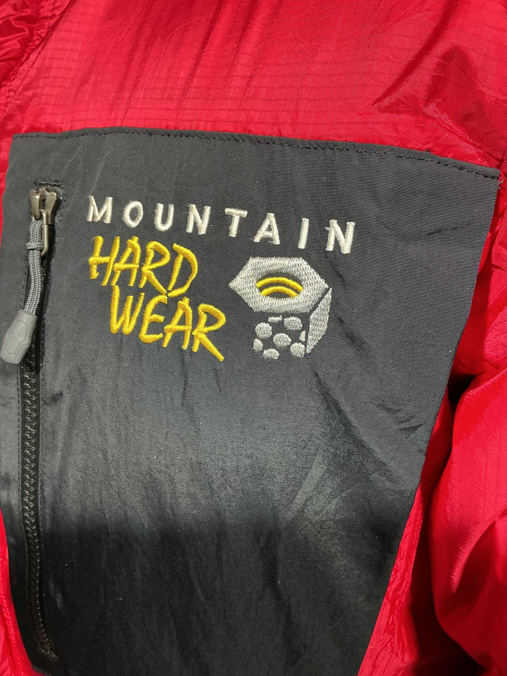Mountain Hardwear Insulated Men's Red and Black Hooded Jacket