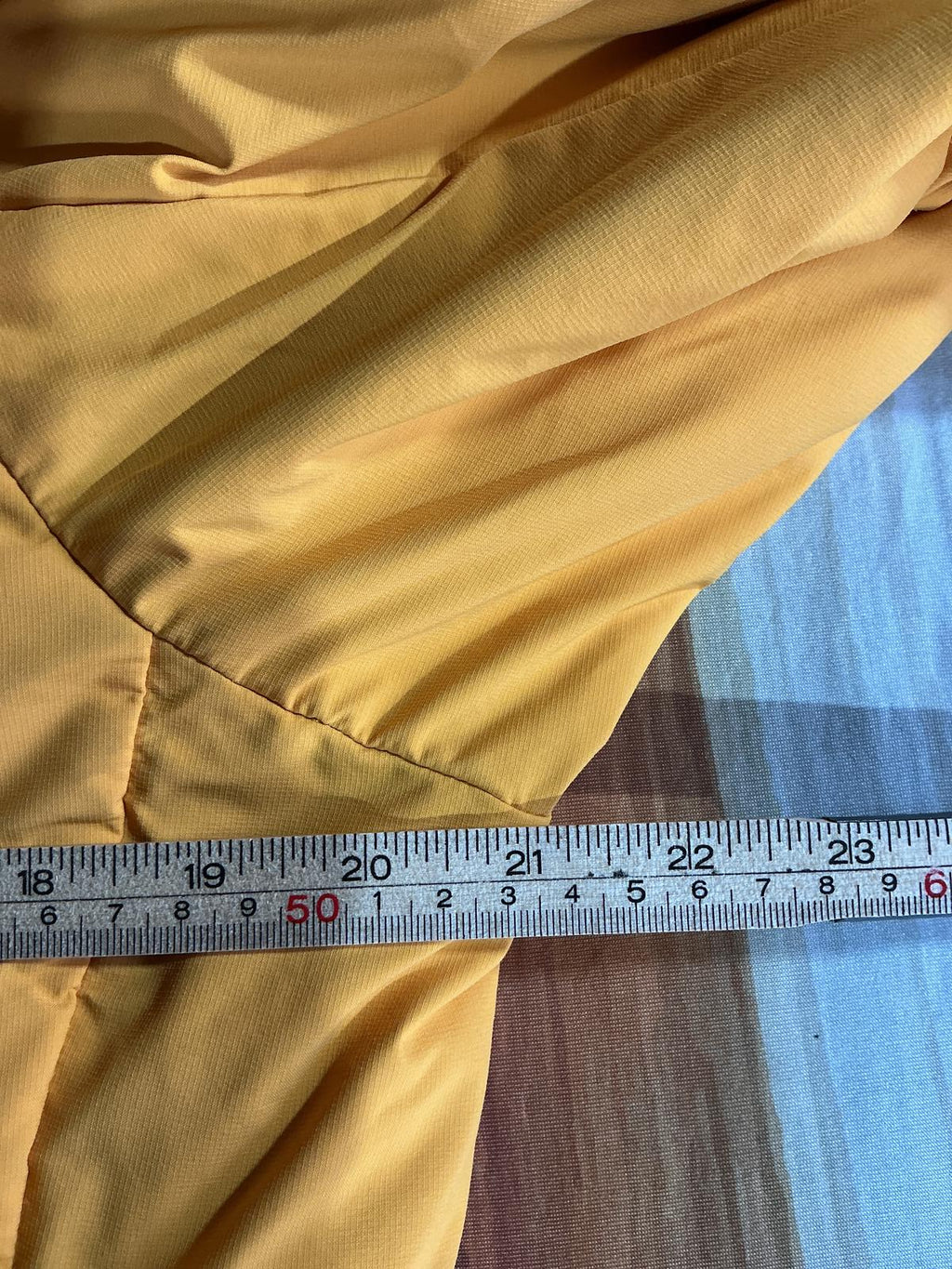 The North Face Ladies Yellow and Brown Puffer Jacket with Hood