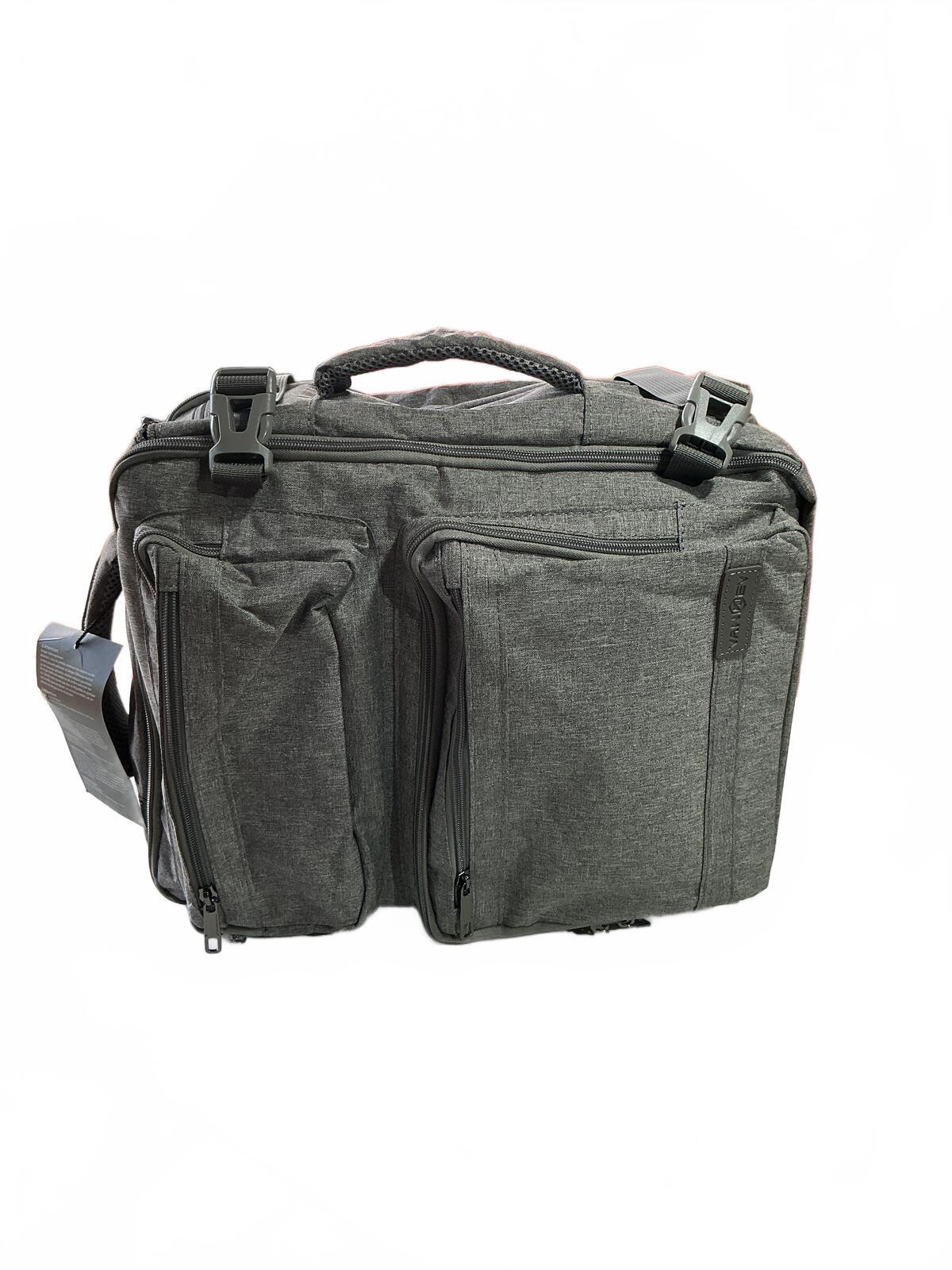 Vankev 40x30x20 Grey Multi-Pocket Travel Backpack Rucksack Carry-On Bag