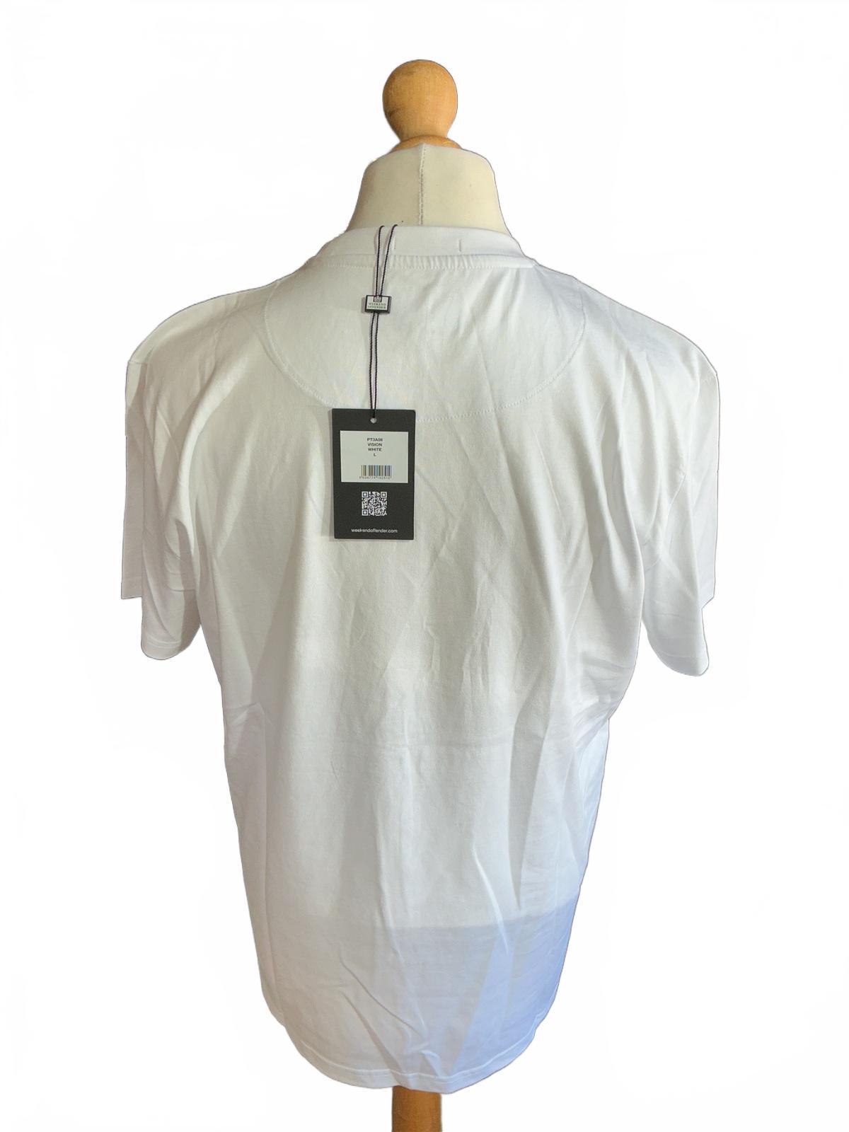 *NEW* Weekend Offender White Graphic T-Shirt Size L Casual Streetwear