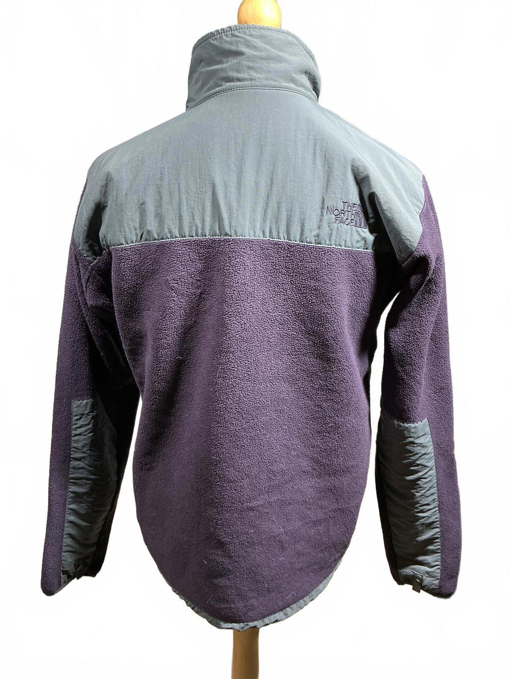 The North Face Men's Fleece Jacket Purple and Grey