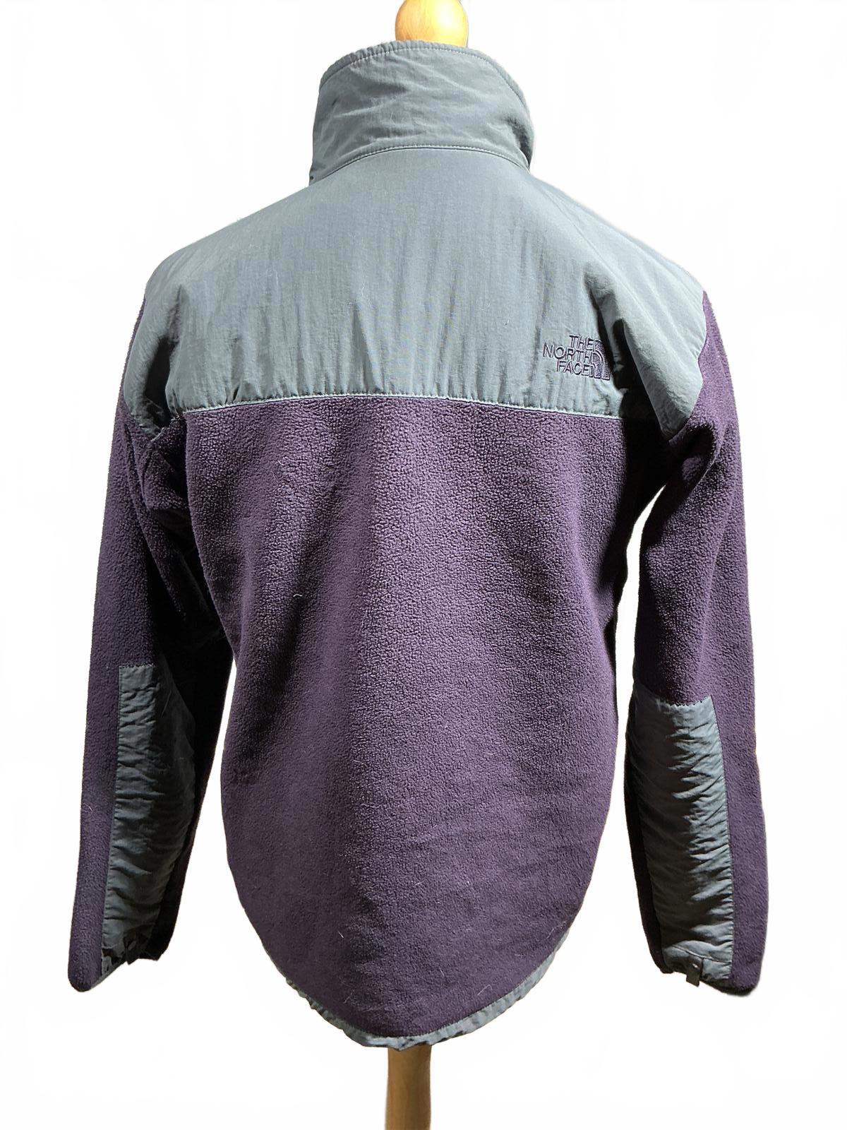 The North Face Men's Fleece Jacket Purple and Grey
