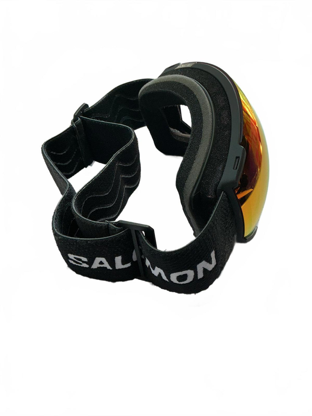 Salomon Radium Ski Snowboard Goggles with Orange Mirrored Lens Size Adjustable