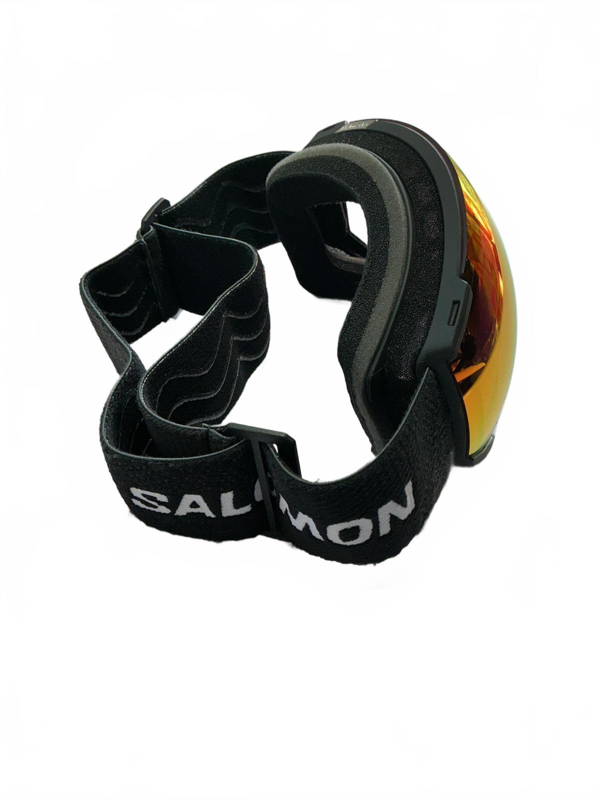 Salomon Radium Ski Snowboard Goggles with Orange Mirrored Lens Size Adjustable