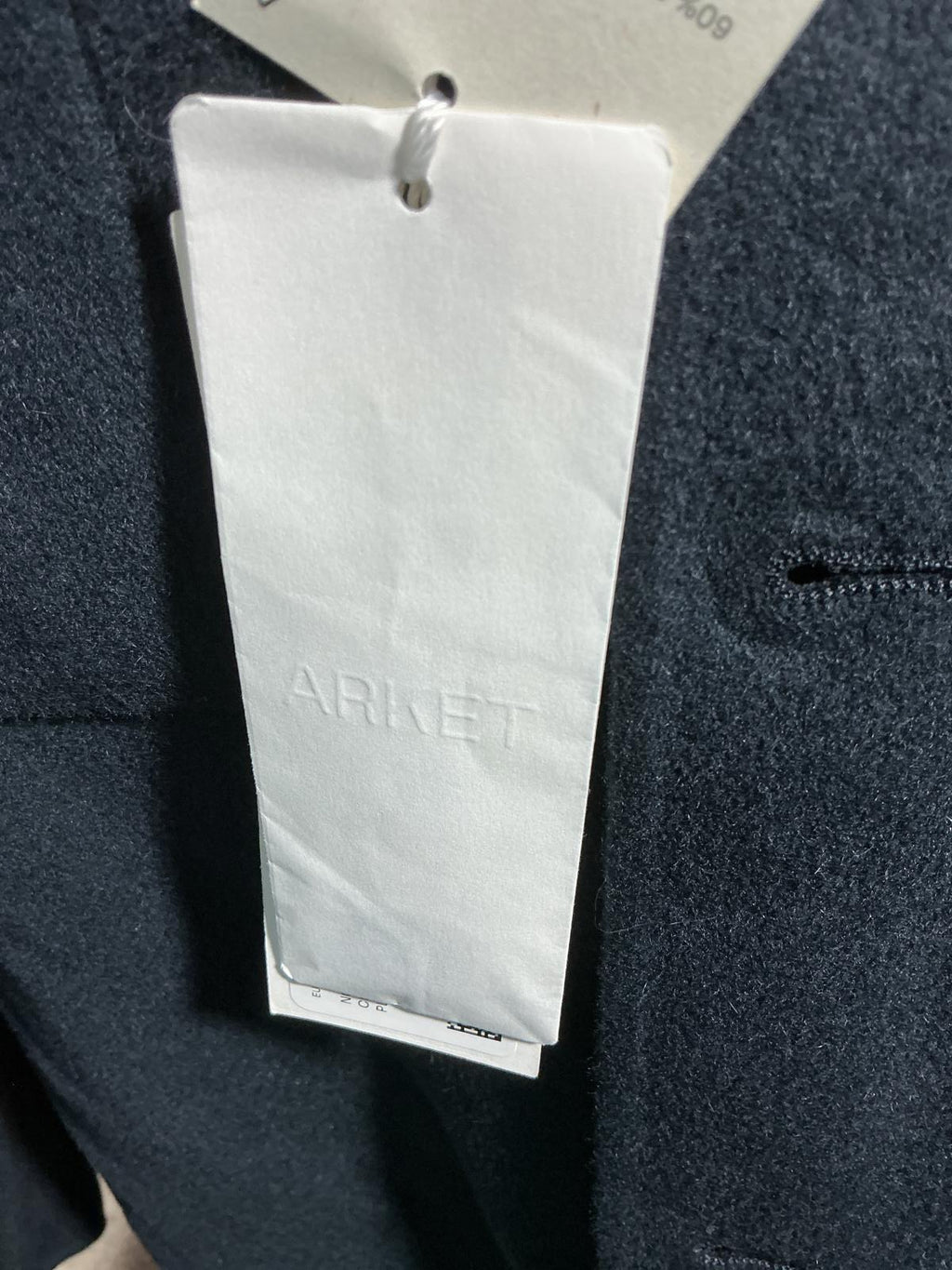 Men's Arket Navy Utility Jacket with Button Closures