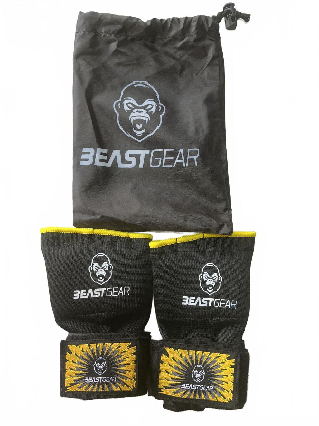 Beast Gear Hand Wraps Size Medium with Carry Pouch for Boxing MMA