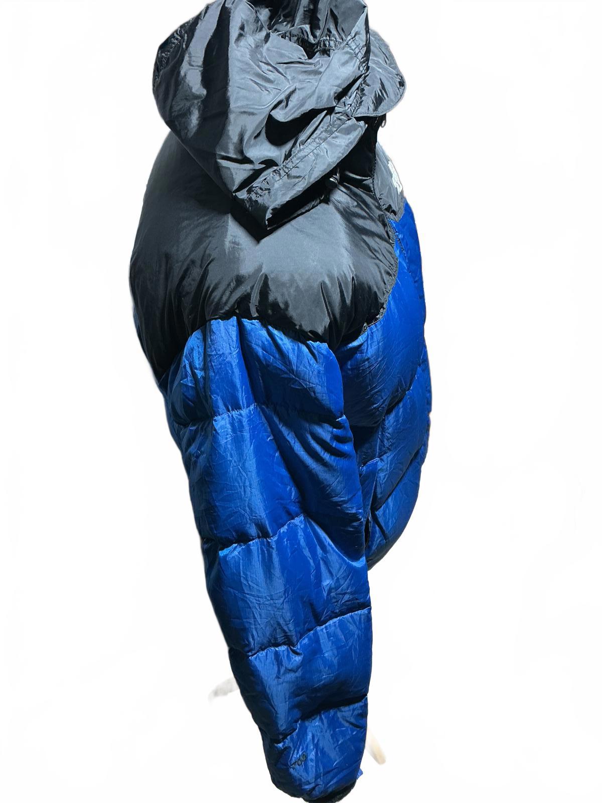 The North Face Men's Blue and Black Down Puffer Jacket