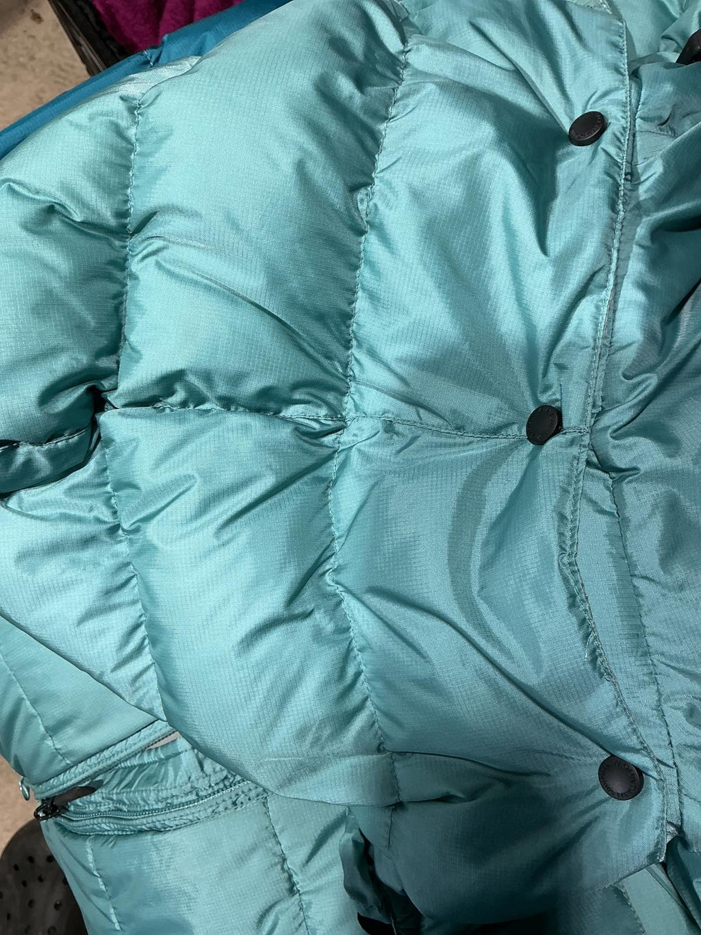 Mountain Equipment Women's Puffer Jacket in Light Blue