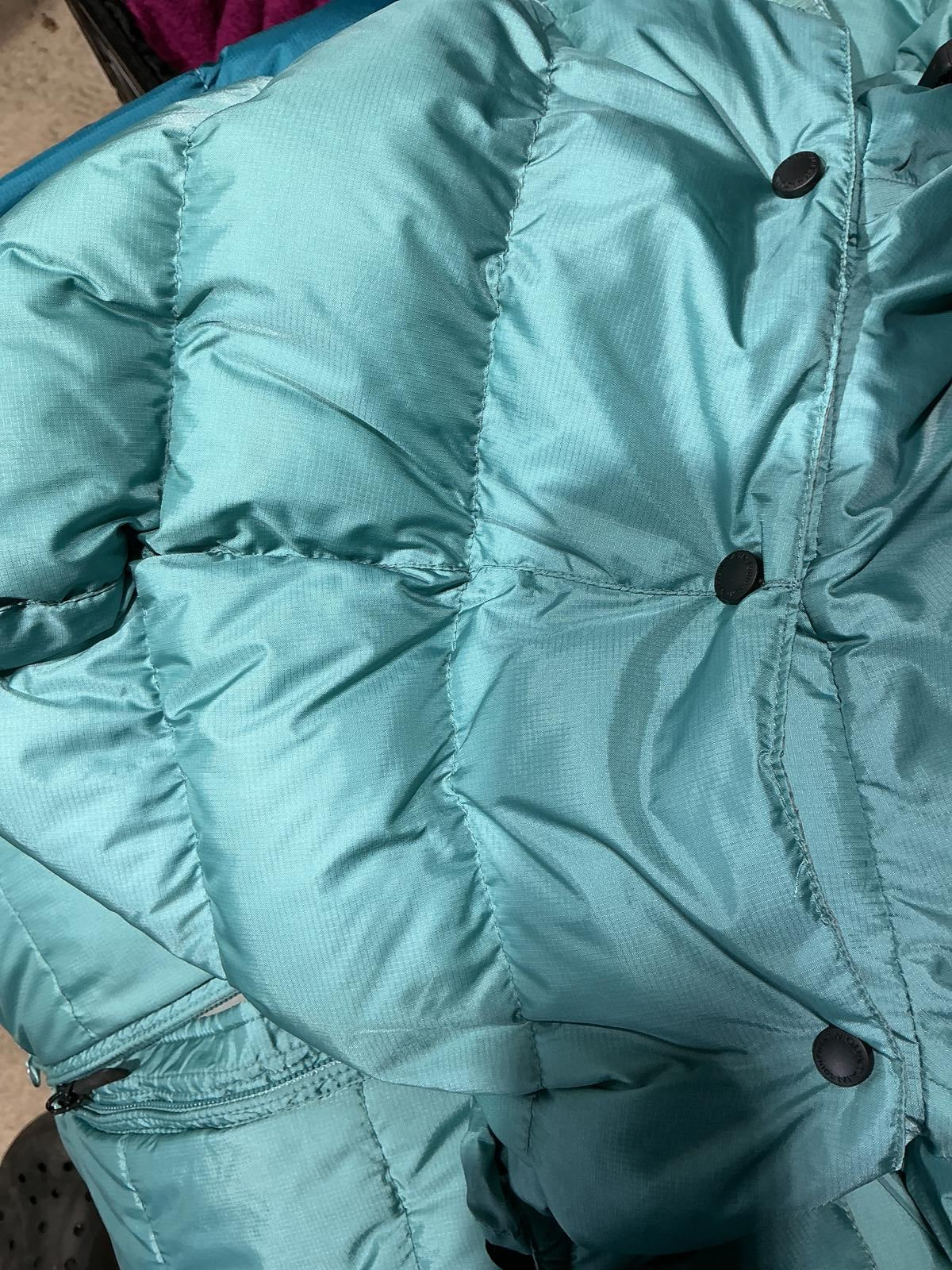 Mountain Equipment Women's Puffer Jacket in Light Blue