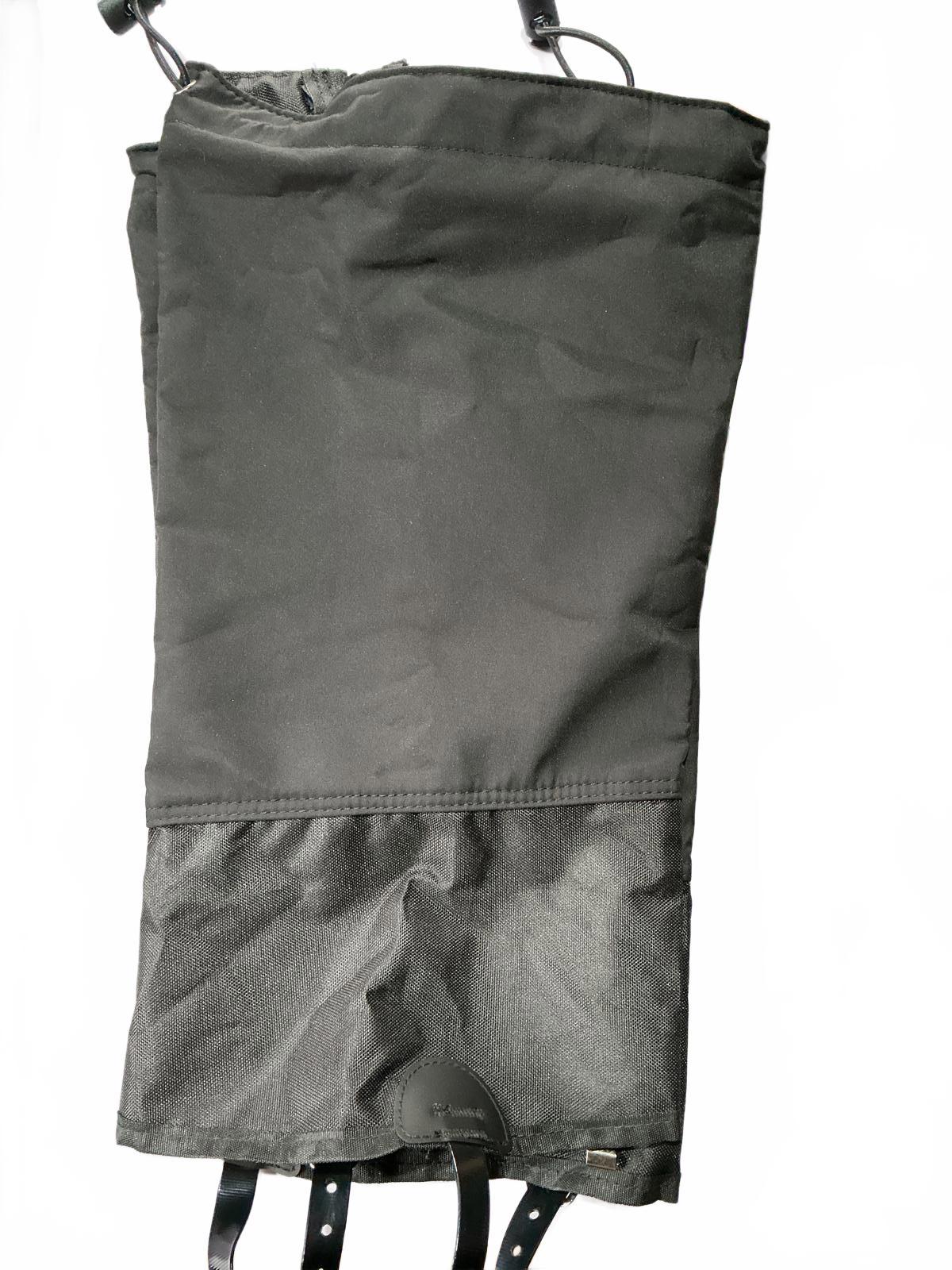 Hikenture Hiking Leg Gaiters with Zipper Black Adjustable