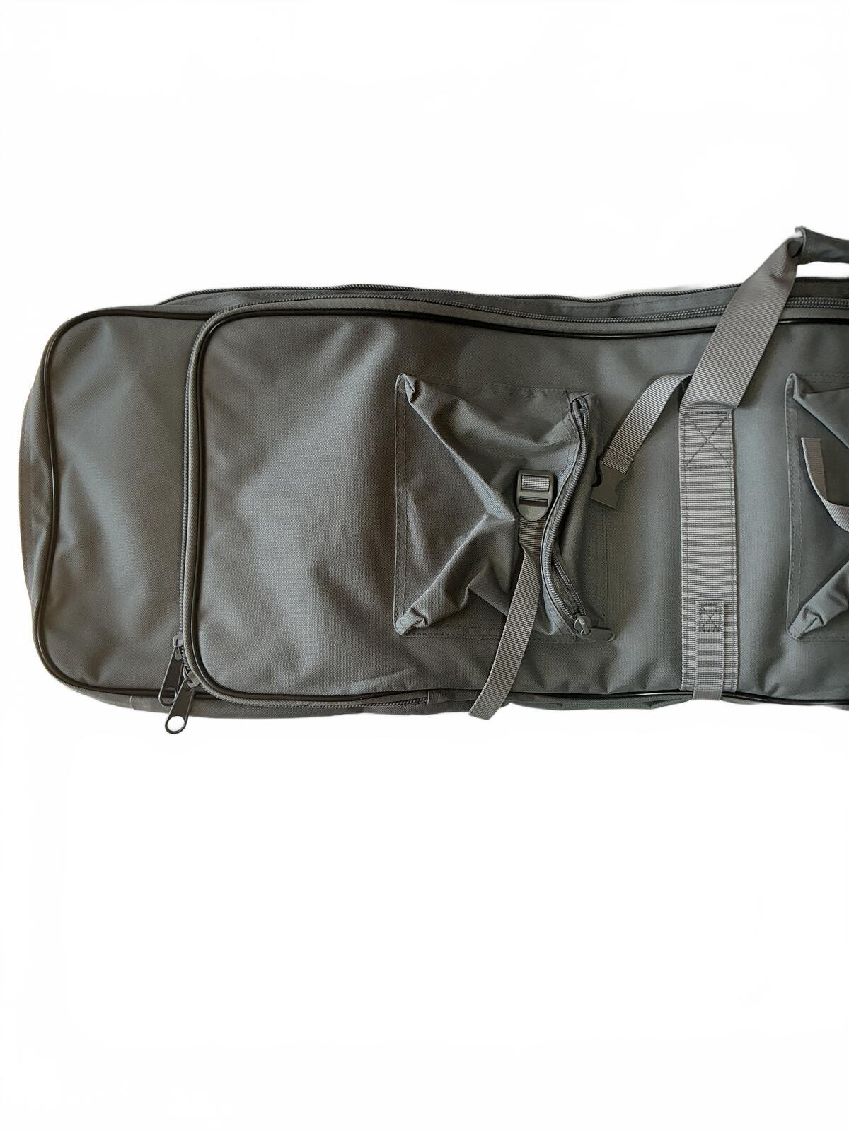 Generic Tactical Rifle Case Bag with Multiple Pockets and Adjustable Straps
