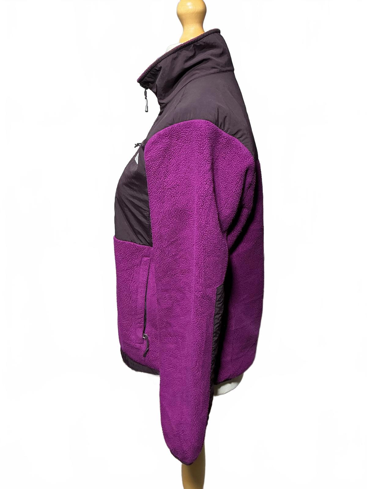 The North Face Women's Purple Fleece Jacket with Dark Panel