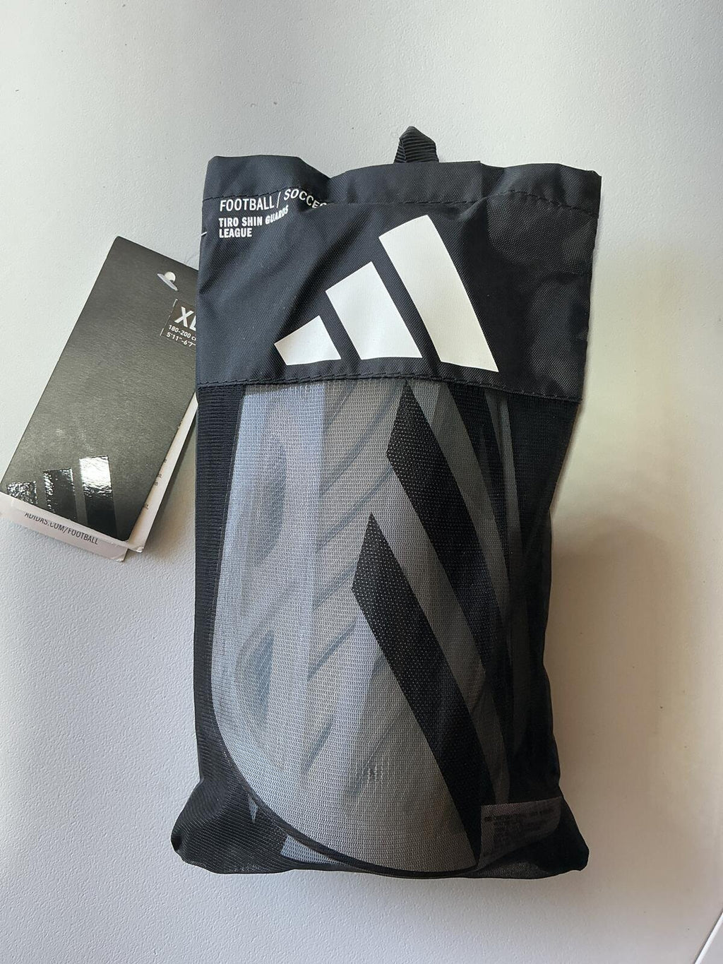 Adidas Tiro Football Shin Guards with Sleeve Size XL Protective Gear